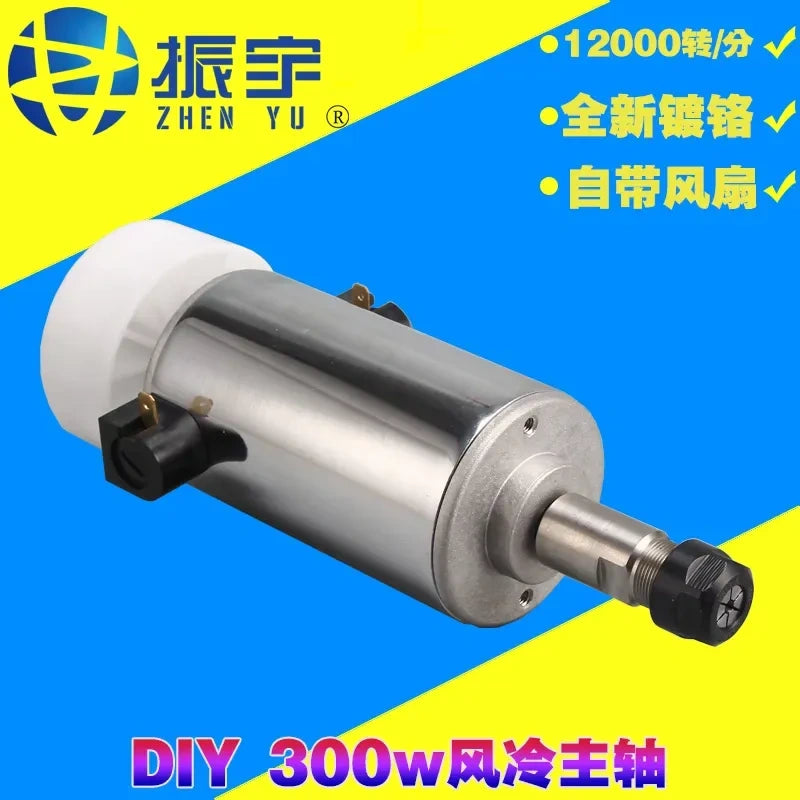 CNC Water Cooled Spindle Motor 800W 1.5KW 2.2KW, 220V/380V 24000rpm ER11 ER16 ER20 Collet