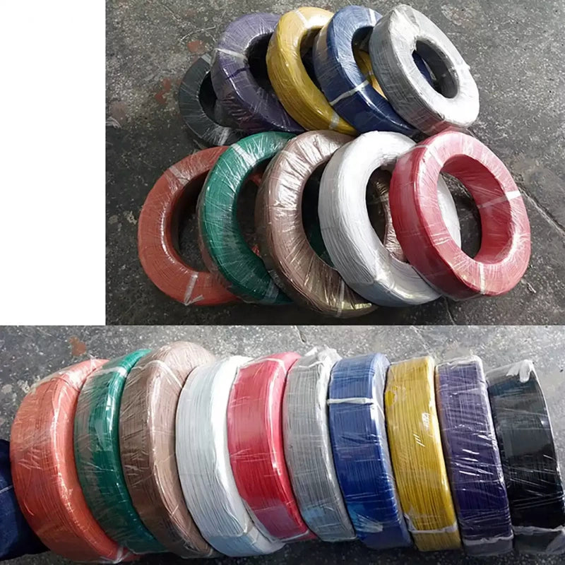 UL1007 wire,hookup wire,electronic wire,tinned copper wire,18AWG wire,20AWG wire,22AWG wire,24AWG wire,26AWG wire,28AWG wire,pvc insulated wire,300v wire,80c wire,multi‑color wire,10 color electrical wire,electrical hook‑up cable,rohs wire,ul certified wire,electronic diy wire,circuit board wire,stranded copper wire,590m spool wire,10m wire,industrial wiring,equipment internal wiring
