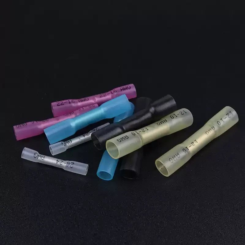 BHT heat shrink butt terminals fit 0.2~6mm²(26-10AWG) 20/50/100pcs/lot