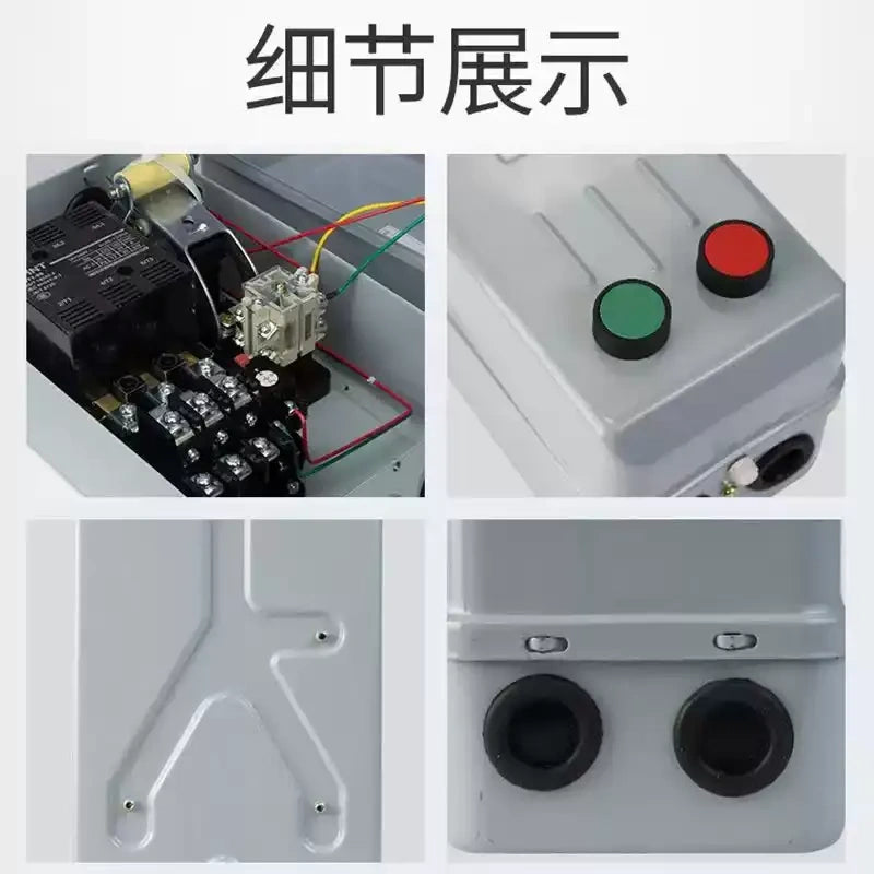 magnetic motor starter,3 phase dol starter,qc36 motor starter,phase loss protection motor switch,
ac380v motor starter switch,1.1a~63a overload protected starter,ip40 enclosed magnetic contactor starter,
pump fan motor control switch,three phase asynchronous motor starter,small machine motor protection switch