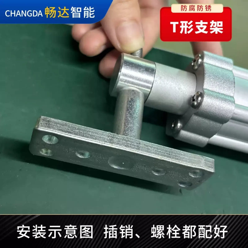 Thick Metal Linear Actuator Bracket, T U Triangle Mount Holder for Electric Linear Actuator Window Opener