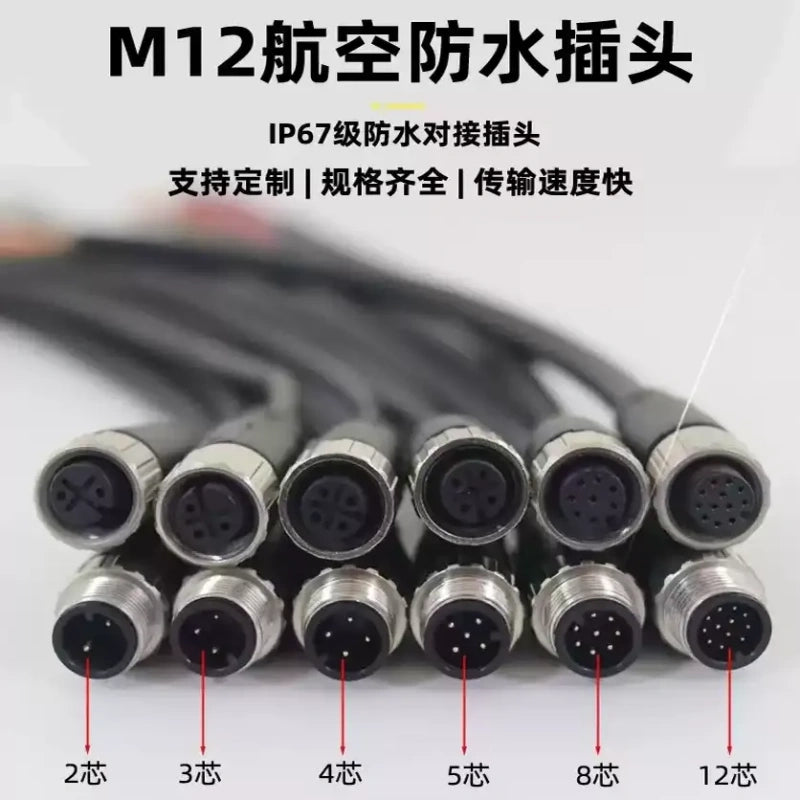 m12 connector cable,m12 circular connector,m12 sensor cable,ip67 m12 connector,m12 male female cable,m12 pur shielded cable,m12 elbow connector,m12 proximity switch cable,m12 aviation connector,m12 extension cord