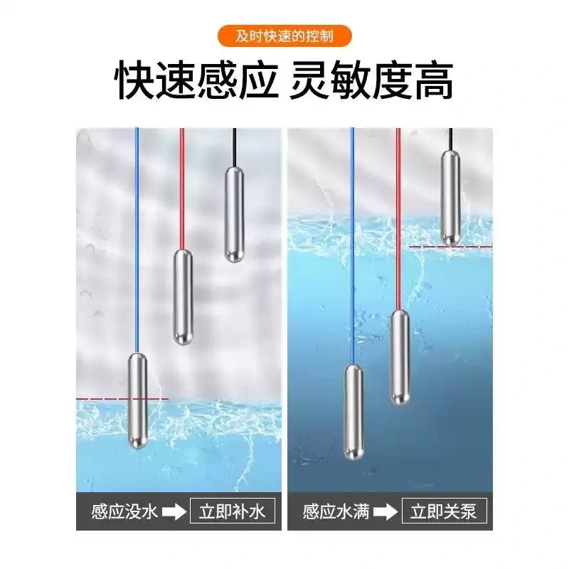 water level probe,liquid level sensor probe,304 stainless steel probe,high temperature silicone probe,water tank sensor,water tower level probe,conductive level probe,pump water level sensor,water level controller accessory,single wire probe,three wire probe,plumbing electrical parts
