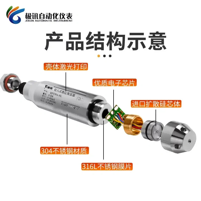 Lightning Protection Level Sensor ,Submersible Level Transmitter ,4-20mA Level Sensor ,Hydrostatic Level Meter ,IP68 Water Level Probe ,Anti Surge Level Sensor ,Outdoor Level Transmitter ,Stainless Steel Level Sensor ,Industrial Level Meter ,River Reservoir Level Sensor