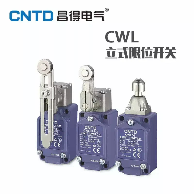 CNTD CWL Series Vertical Limit Switch IP66 Waterproof 1NO1NC 6A 250VAC