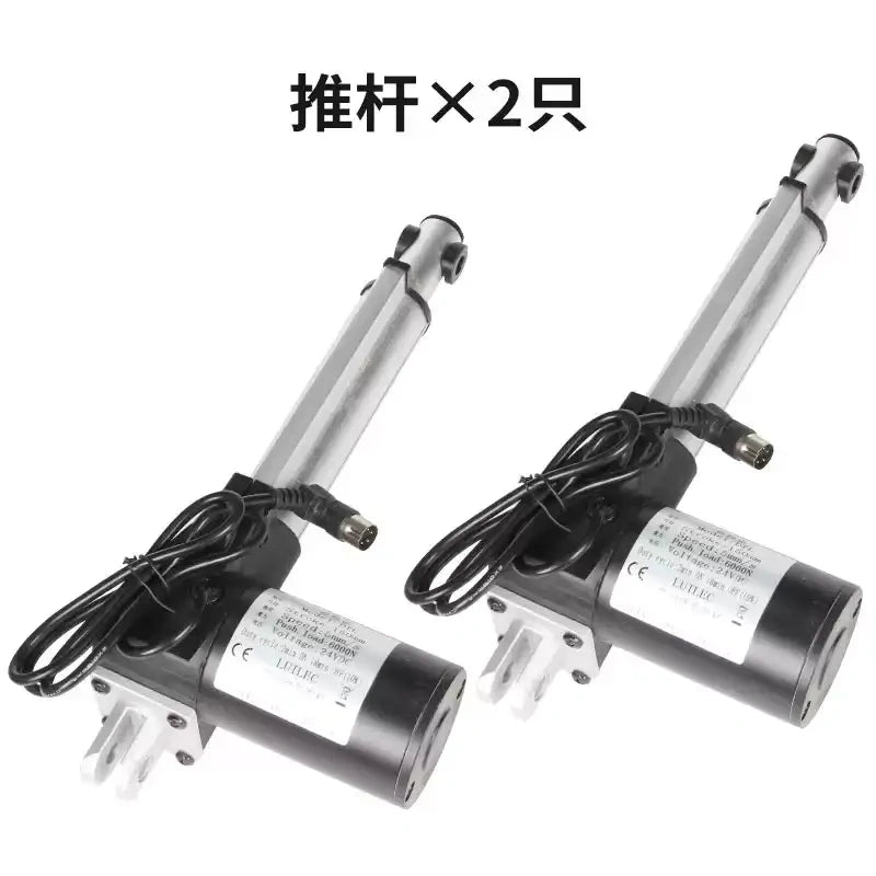 heavy duty linear actuator,24v linear actuator,6000N linear actuator,electric telescopic rod,linear actuator with manual controller,one drive one linear actuator,one drive two linear actuator,DTL linear actuator,electric sofa actuator,foot spa linear actuator,600kg thrust actuator,industrial linear actuator