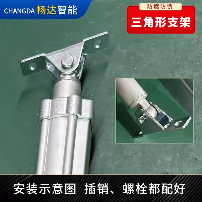 Thick Metal Linear Actuator Bracket, T U Triangle Mount Holder for Electric Linear Actuator Window Opener