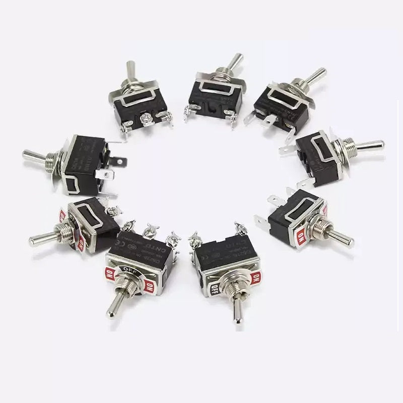 CNTD C5 Toggle Switch ,15A Toggle Switch ,SPDT Toggle Switch ,Momentary Toggle Switch, C522A ,C5R12A ,12mm Toggle Switch, On On Switch ,Latching Toggle Switch,