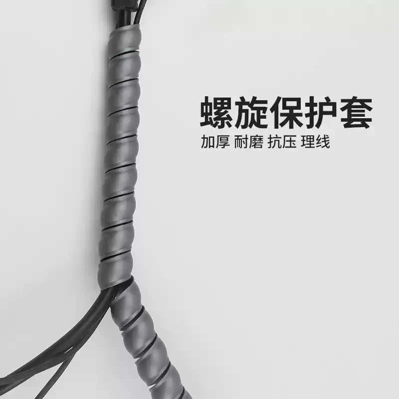 spiral wrap tubing, cable protective sleeve, hydraulic hose protector, wire loom wrap, PE cable wrap, pet anti-bite wire cover, car washer hose sleeve, air conditioner pipe wrap, flexible conduit wrap, industrial pipeline protection