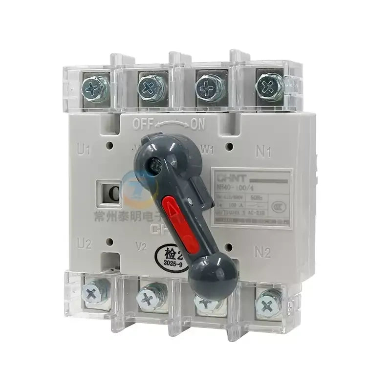 chint nh40 isolator switch,ac690v low voltage main isolation switch,distribution cabinet incoming isolator 4P 63A