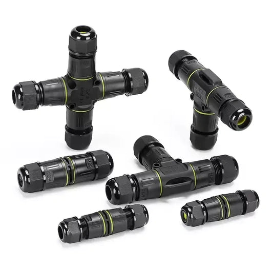 M20 waterproof cable connector,IP68 wire junction splitter,underground buried cable terminal,outdoor cable connector,T type 3-way splitter,cross 4 way wire connector,screw wiring connector,push in quick connector,waterproof cable gland,street light fountain pump wiring terminal