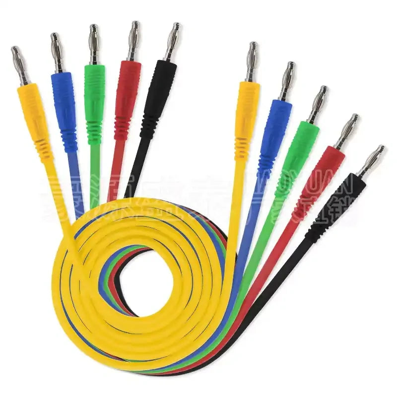 4mm banana plug test lead,banana cable,molded banana wire,multimeter test lead,power supply test cable,lantern banana connector,double ended banana lead,lab test wire,electronic test cable,4mm banana test wire