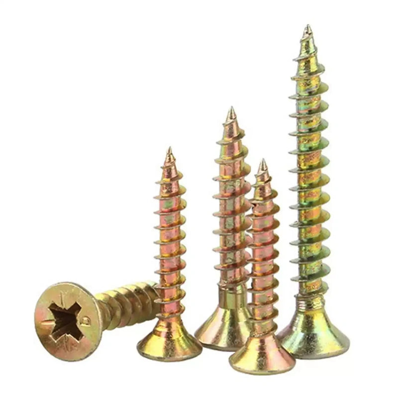 self tapping screw, chipboard screw, wood screw, drywall screw, fibreboard screw, phillips countersunk screw, zinc plated wood screws, m4 self tapping screw, m5 wood screws, furniture fasteners,hardened self tapping screws, color zinc galvanized screws, flat head wood fasteners, wallboard screws, cabinet assembly screws, thin metal tapping screws, plaster board screws, fiber board fasteners, woodworking screws, interior decoration screws,m4x16 wood screw, m4x30 chipboard screw, m5x50 drywall screw, anti-rus