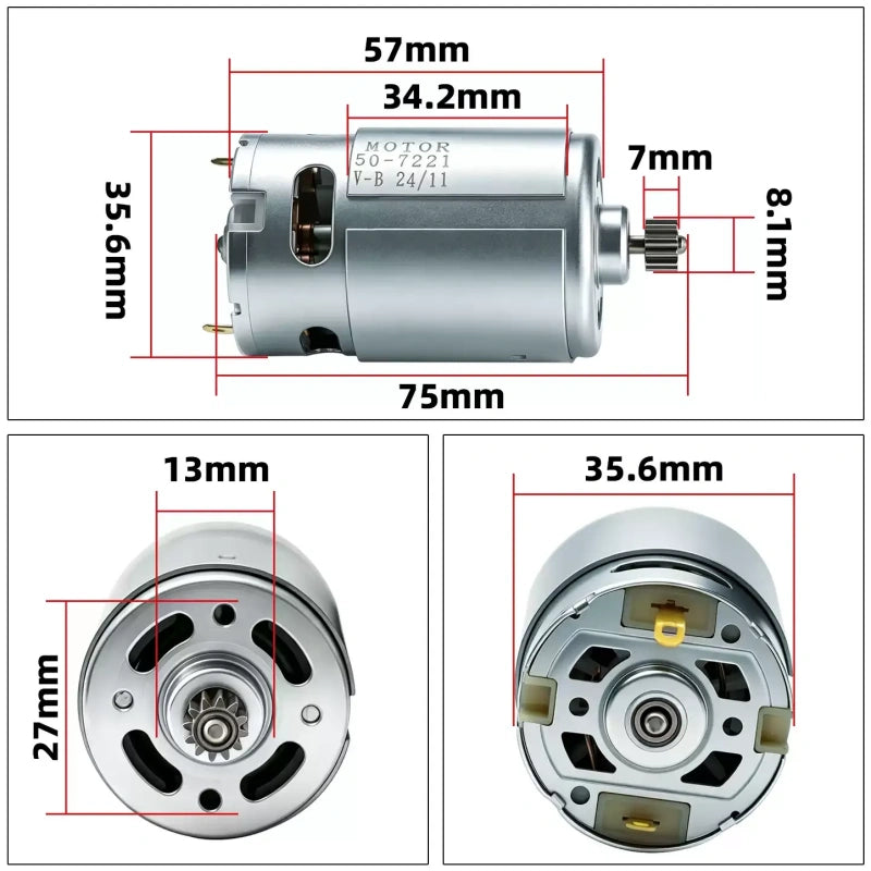 rs550 motor,rs550 drill motor,drill replacement motor,lithium drill motor,12v drill motor,14.4v motor,16.8v drill motor,21v rs550 motor,25v power tool motor,9t motor,12t motor,full copper dc motor,cordless drill spare parts,power tool spare parts