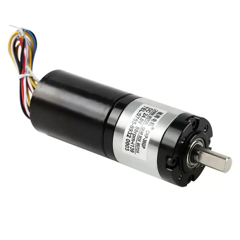 36GP brushless gear motor,BLDC3650 motor,planetary gear reducer motor,brushless dc motor,emergency stop gear motor,all metal gear motor,full ball bearing motor,built‑in hall driver motor,dc12‑24v gear motor,robot gear motor,smart car motor,36mm gear motor