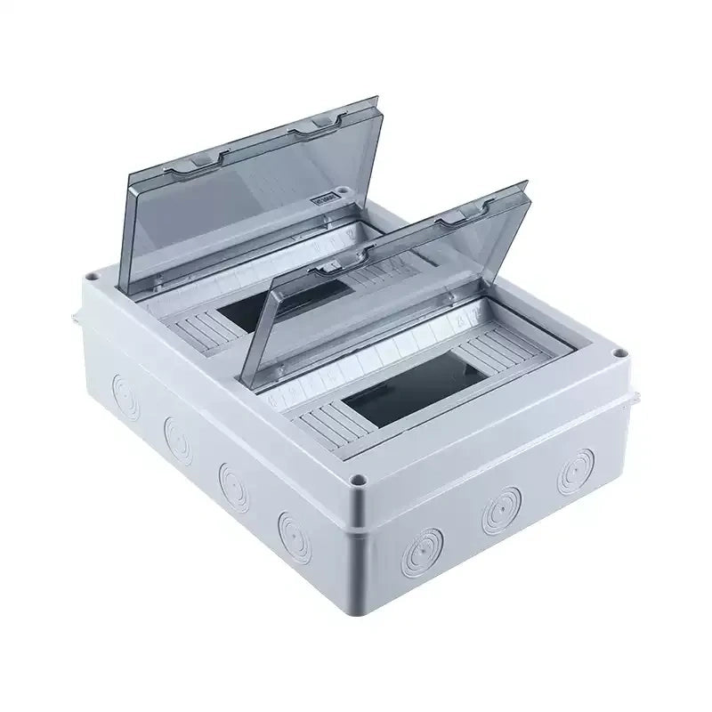 IP65 Waterproof Distribution Box 2/3/5/8/12/15/18/24 Ways Surface Mount MCB Enclosure