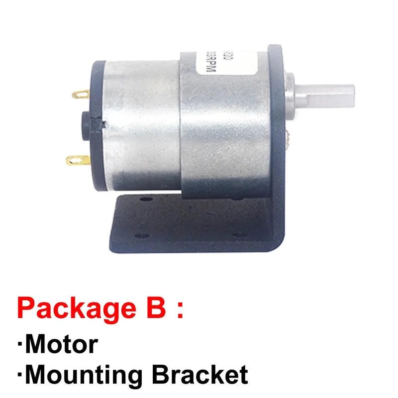 Xuulan Getriebemotor mit hohem Drehmoment DC-Getriebemotor, 6v12v24v M6 Gewindeschraube 37-520 Lange Achse Kleiner langsamer Drehzahlregelmotor mit Flansch (Color : 12v, Size : 12RPM Xuulan Getriebemotor mit hohem Drehmoment DC-Getriebemotor, 6v12v24v M6 Gewindeschraube 37-520 Lange Achse Kleiner langsamer Drehzahlregelmotor mit Flansch (Color : 12v, Size : 12RPM