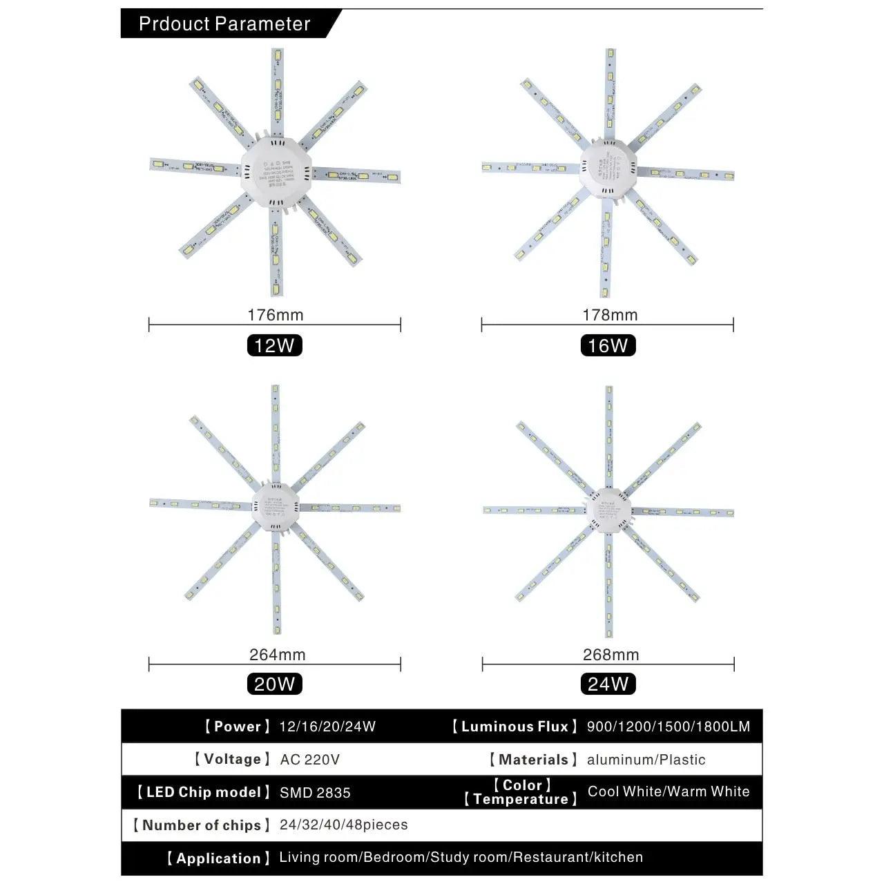 LATTUSO- LED Ceiling Lamp Octopus Light| 12W-24W Cold/Warm light optional - electrical center b2c