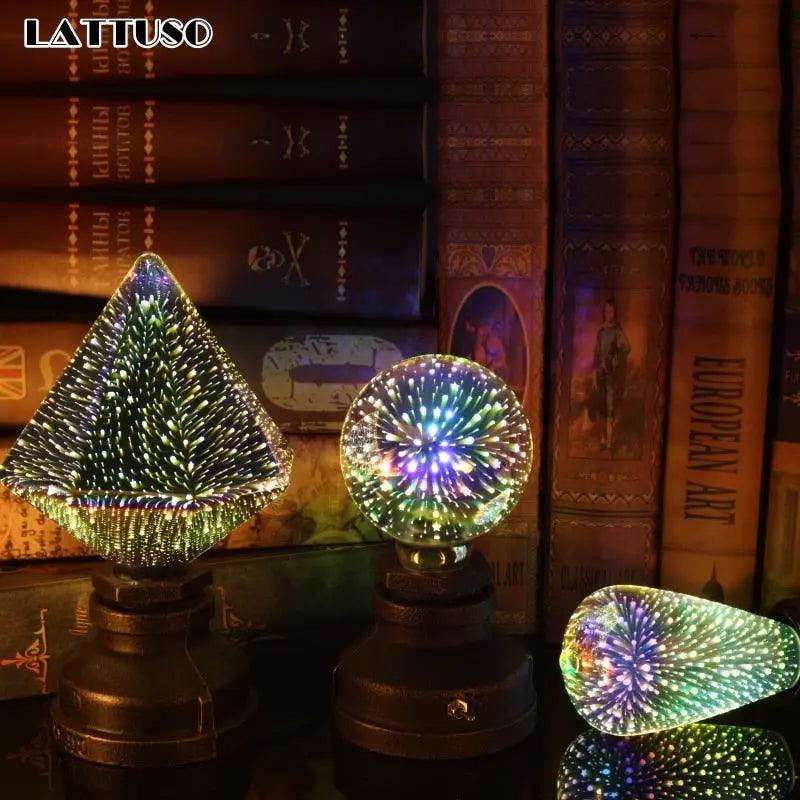 LATTUSO- LED Light Edison Bulb 3D Decoration Bulb| A60 ST64 G95 G80 optional - electrical center b2c
