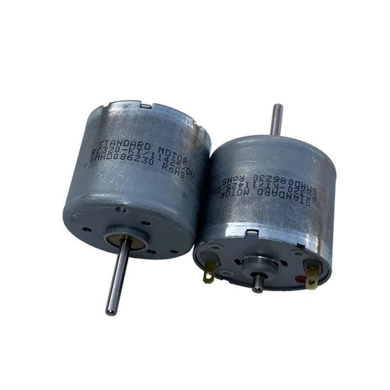 Micro 320 DC Motor Long Shaft Length 15mm Electric 6V 9V 12V High Speed 4100rpm 6200rpm 8300rpm Carbon Brush DIY Fan Model