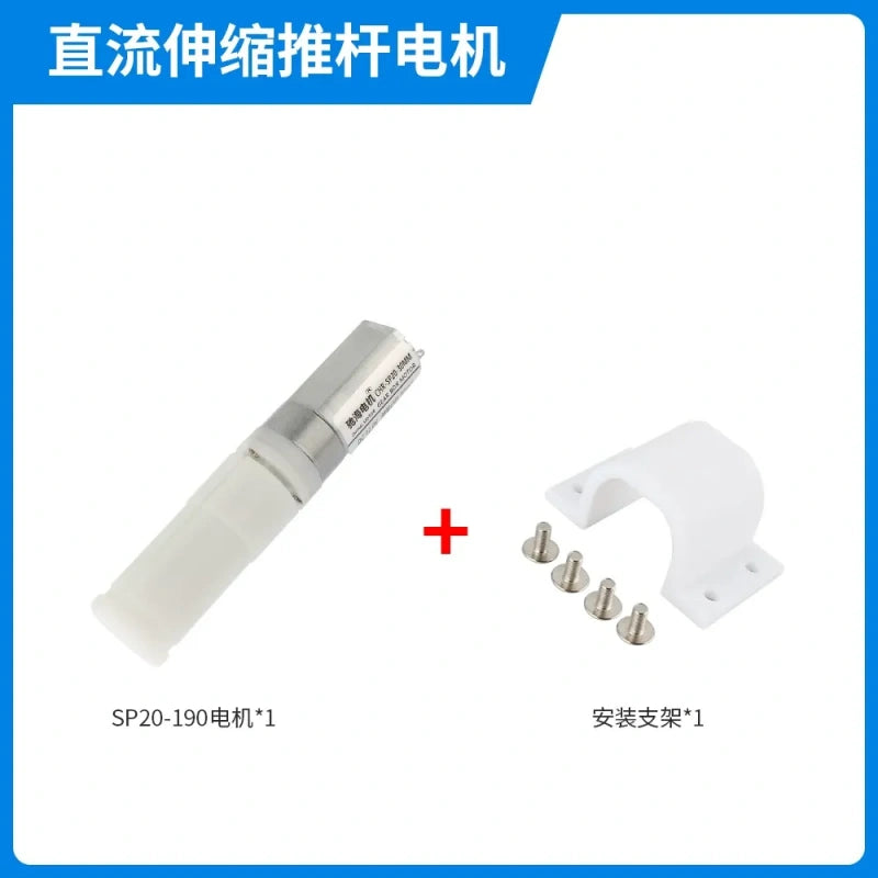 CHR-SP20-190 motor, dc linear actuator, telescopic push rod motor, 6v/12v mini motor, 30mm stroke actuator+mounting bracket