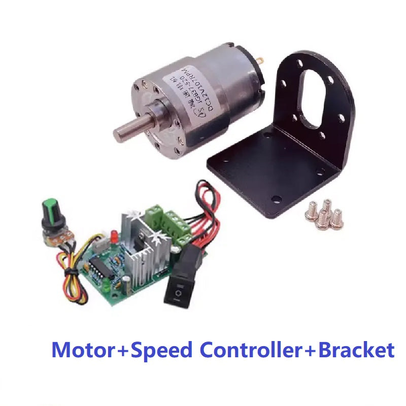 JGB37-520 DC Gear Motor 6V 12V 24V High Torque Metal Gear Low Speed Motor