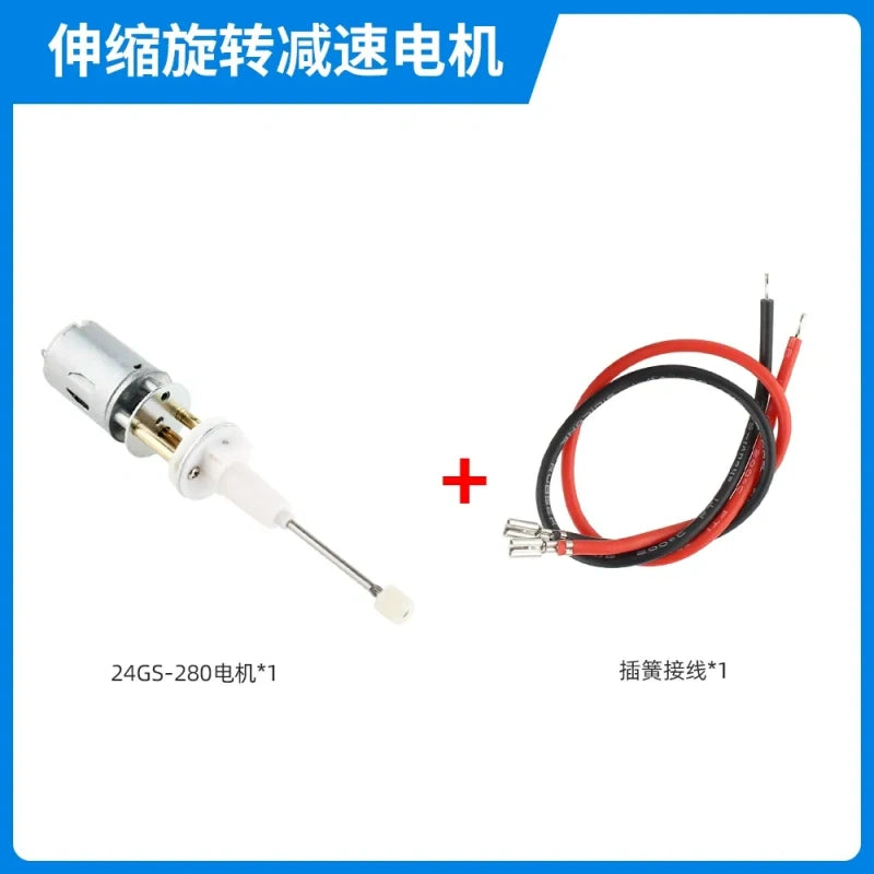 M280 dc motor, telescopic gear motor, linear actuator motor, 3v/6v mini motor, high thrust dc motor, worm gear telescopic motor, low speed gear motor, smart home linear motor, diy toy motor, 1:50 reduction motor