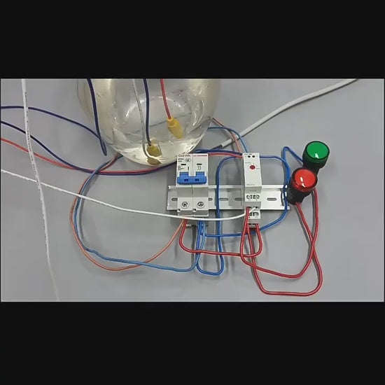 GEYA,GRL8,liquid level control relay,water level controller,water supply drainage relay,din rail level relay,automatic water tank switch,water well tower controller,float level relay,liquid level probe,24‑240V level relay