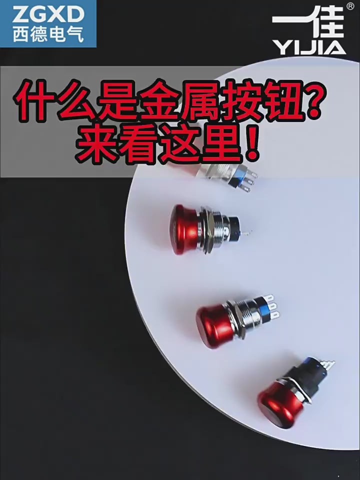 Emergency Stop Button, 16/19/22mm E-Stop Switch, GQ16 GQ19 GQ22, Metal Emergency Stop, Push-Lock Turn-Reset, 1NO1NC Safety Button, Copper Chrome E-Stop, Industrial Emergency Stop, Elevator Stop Button, Machine Safety Switch, Control Panel E-Stop, Silver Alloy Contact Switch