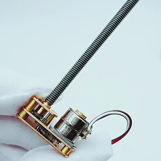 stepper motor, 5v stepper motor, dc stepper motor, gear stepper motor, chihai motor, chf-gm1024-10by, 10by stepper motor, linear stepper motor, m4 threaded shaft motor, 2 phase 4 wire stepper, high torque stepper, slow speed stepper motor, stepper motor with driver, reciprocating motor, robotics stepper motor, diy stepper motor, mini stepper motor, gear reduction motor, 55mm shaft motor, automation stepper motor