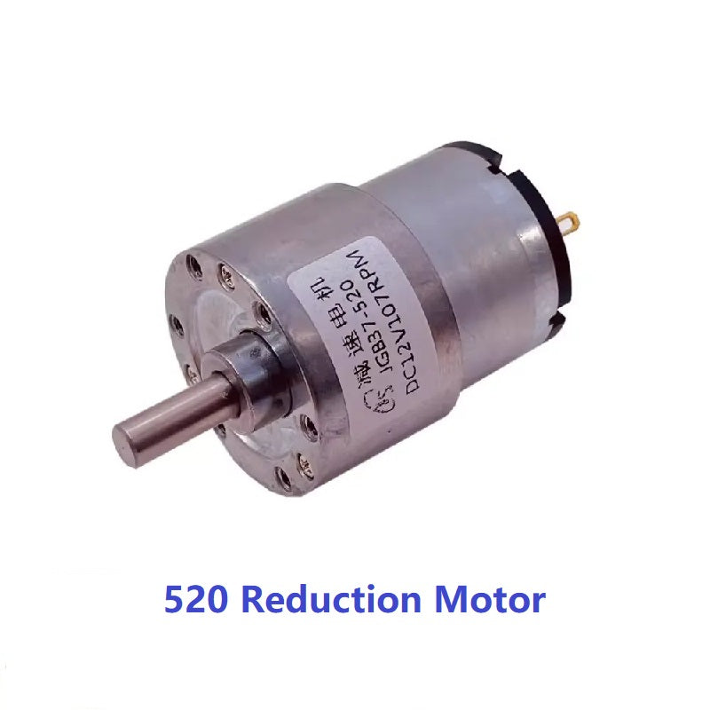 JGB37-520 DC Gear Motor 6V 12V 24V High Torque Metal Gear Low Speed Motor