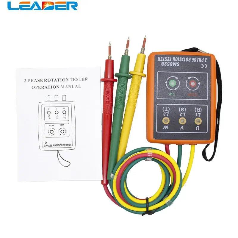 electrical center b2c | SM852B 3 Phase Rotation Tester Digital Phase ...