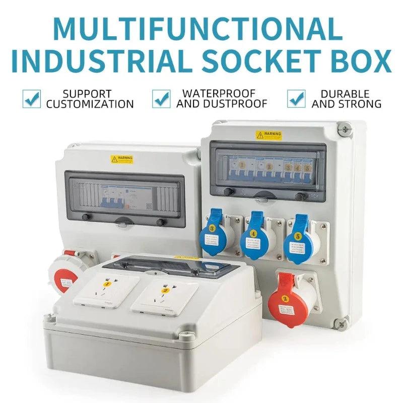 Multi Socket Plug Box electrical center b2c | Socket Box Multipurpose Group Combine Outdoors ...