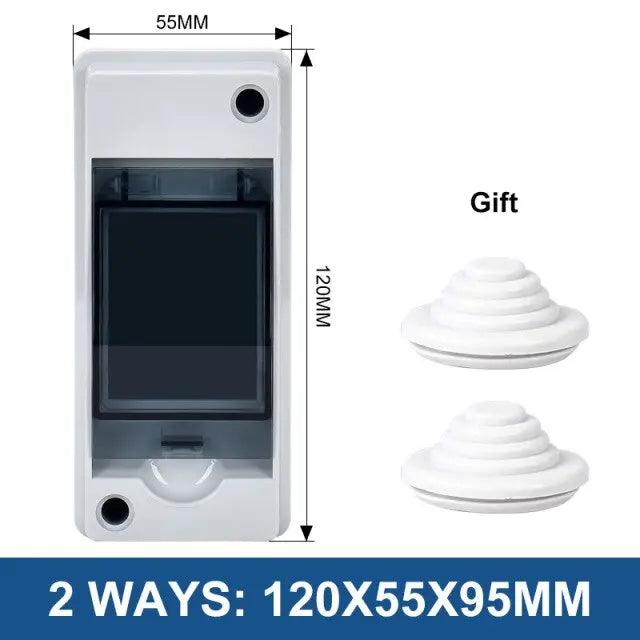 TAIXI- MCB IP65 Waterproof Electrical Junction Box| 2/4/8/12/15/18/24 Ways - electrical center b2c