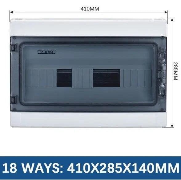 TAIXI- MCB IP65 Waterproof Electrical Junction Box| 2/4/8/12/15/18/24 Ways - electrical center b2c