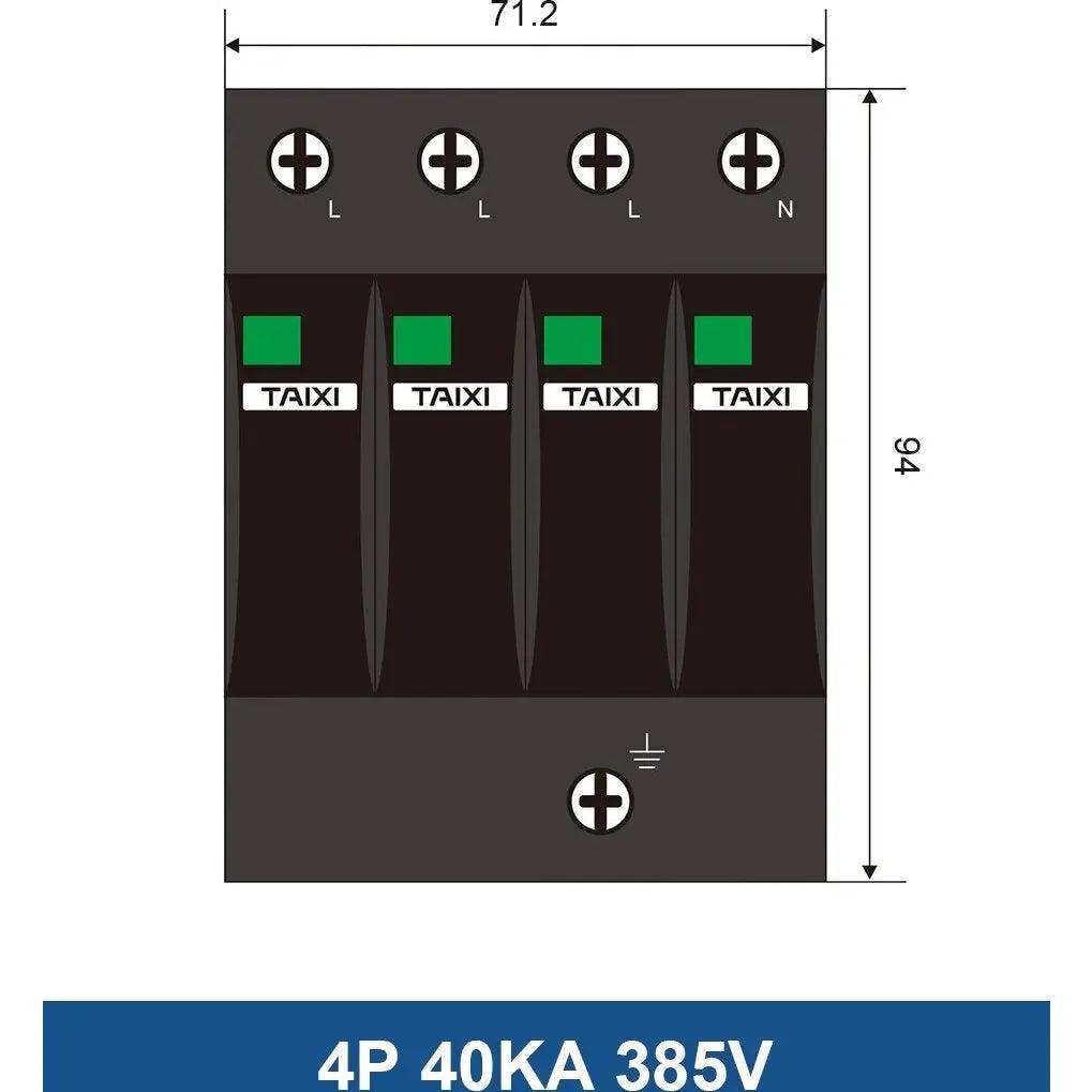 TAIXI- Surge Protective Device AC  20KA~40KA Surge Protector - electrical center b2c