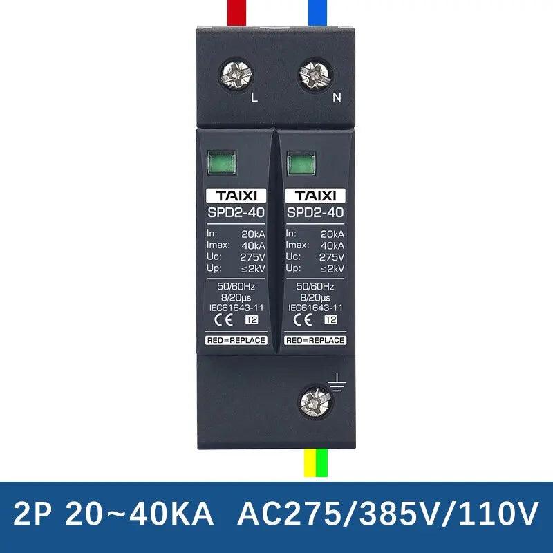 TAIXI- Surge Protective Device AC  20KA~40KA Surge Protector - electrical center b2c