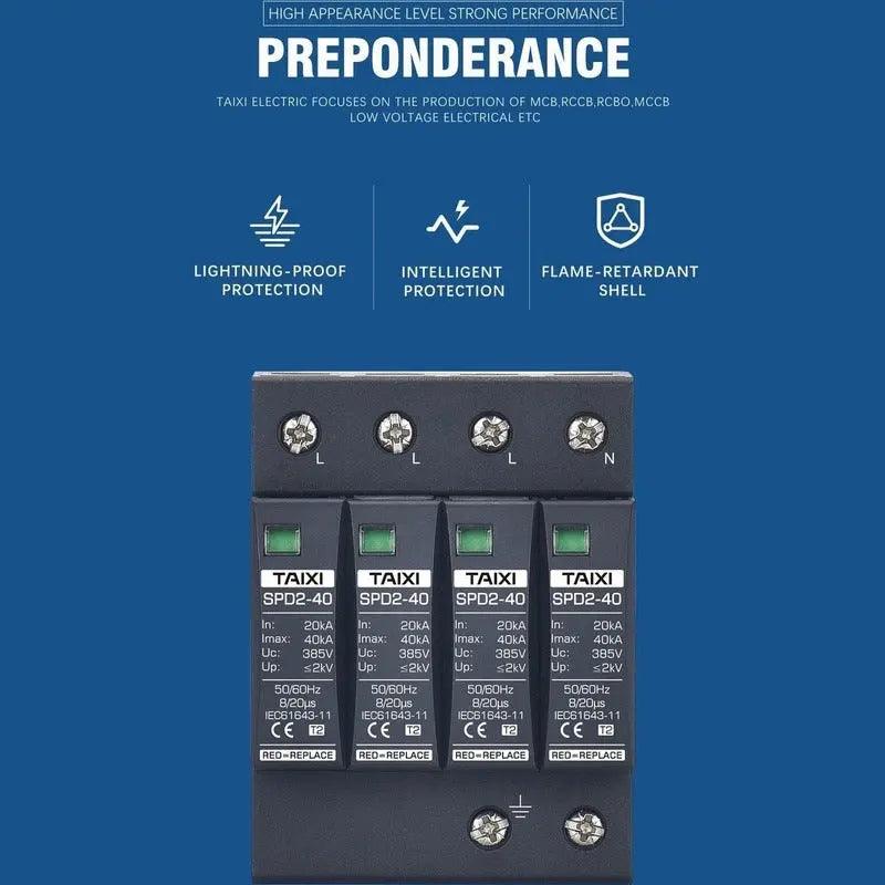 TAIXI- Surge Protective Device AC  20KA~40KA Surge Protector - electrical center b2c