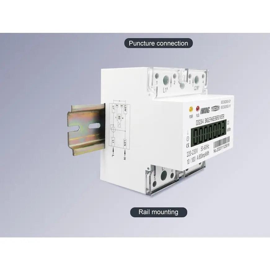 TOMZN- 30(100)A Energy Meter| Single phase Din rail type - electrical center b2c
