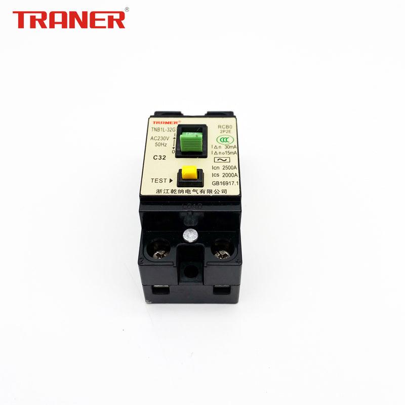 TRANER เซฟตี้เบรกเกอร์กันไฟดูด/กันไฟรั่ว มีสัญญาณไฟ 16A 25A 32A 40A รุ่น TNB1L-32G.