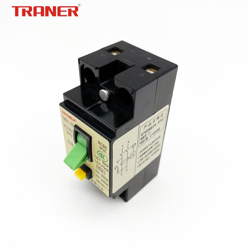 TRANER เซฟตี้เบรกเกอร์กันไฟดูด/กันไฟรั่ว มีสัญญาณไฟ 16A 25A 32A 40A รุ่น TNB1L-32G.