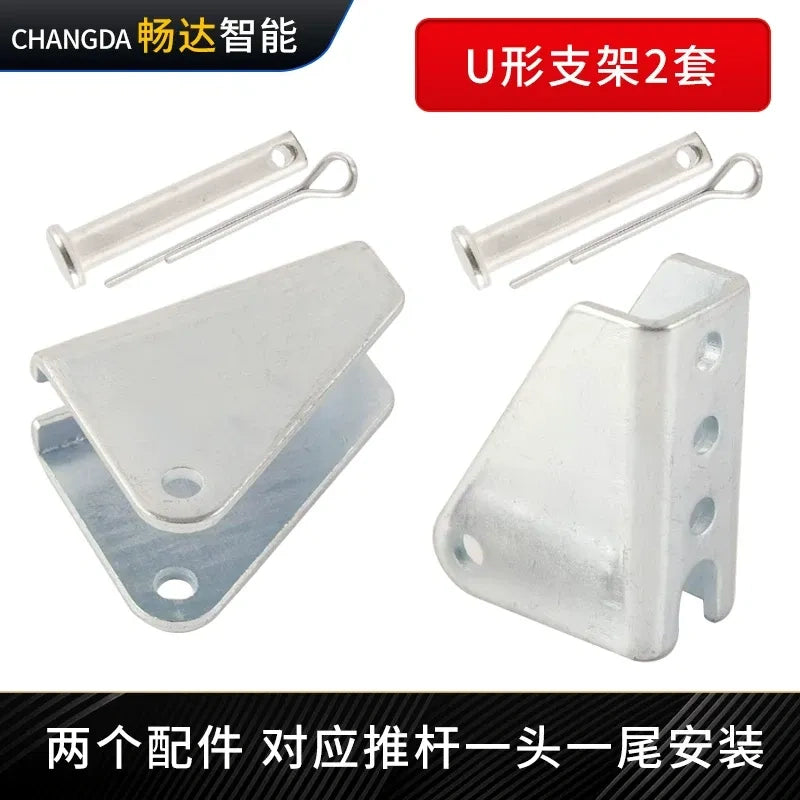 Thick Metal Linear Actuator Bracket, T U Triangle Mount Holder for Electric Linear Actuator Window Opener