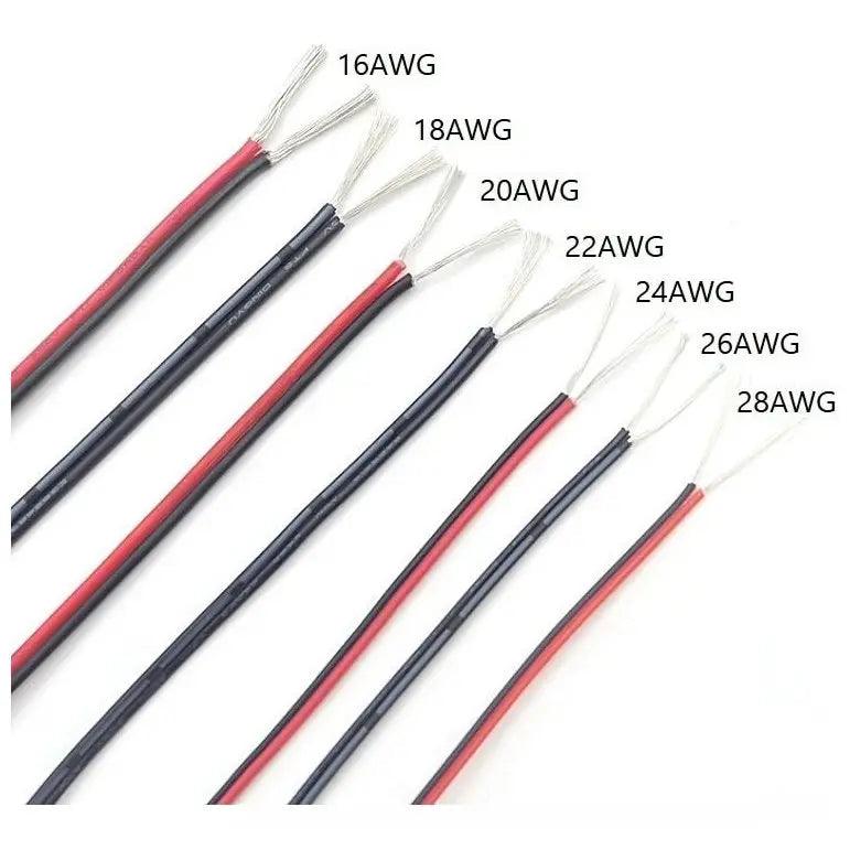 UL2468- 2 Pin Wire Electric Copper Cable| 28-16 AWG / 5-20M Optional - electrical center b2c