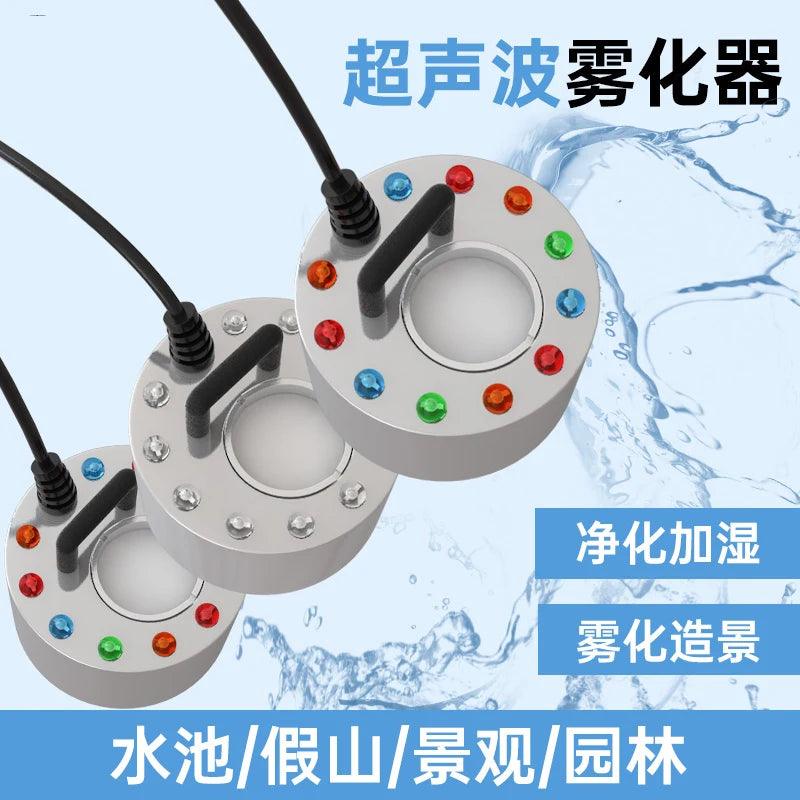 Ultrasonic Humidifier AC 220V To DC 24V Mist Maker Fogger Nebulizer Water Fountain Fish Tank Pond Atomizer Head Air Humidifier