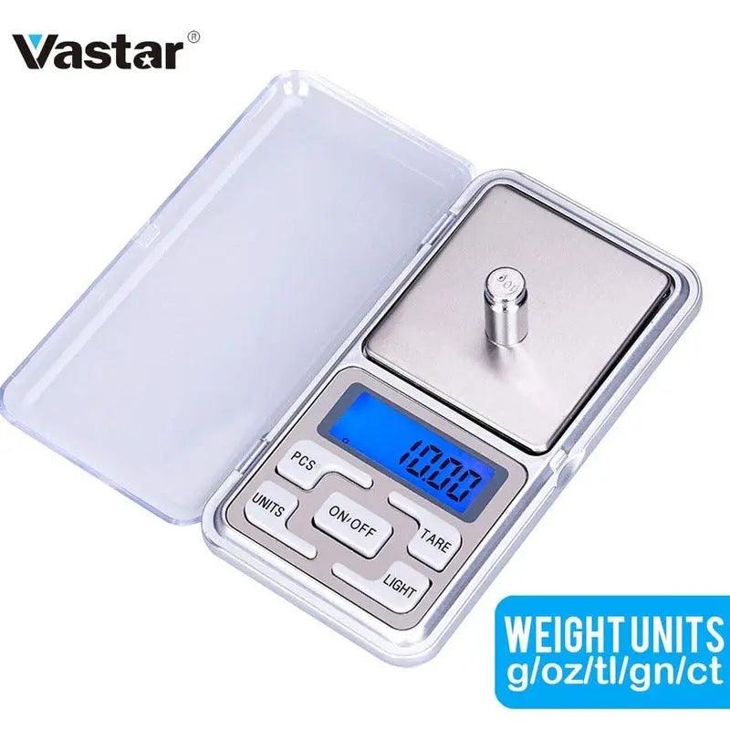 VASTAR- 200g/300g/500g x 0.01g /0.1g/Mini Presicion Pocket Electronic Digital Scale - electrical center b2c