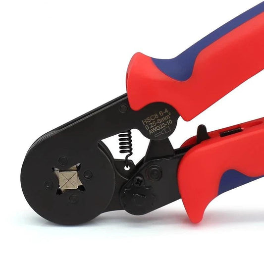 Wire Crimping ToolHSC8 6 4 Cable End-sleeves SOLAR Crimping Plier  Ratcheting Ferrule Crimper 0.25-6.0mm2(24-10 AWG)
