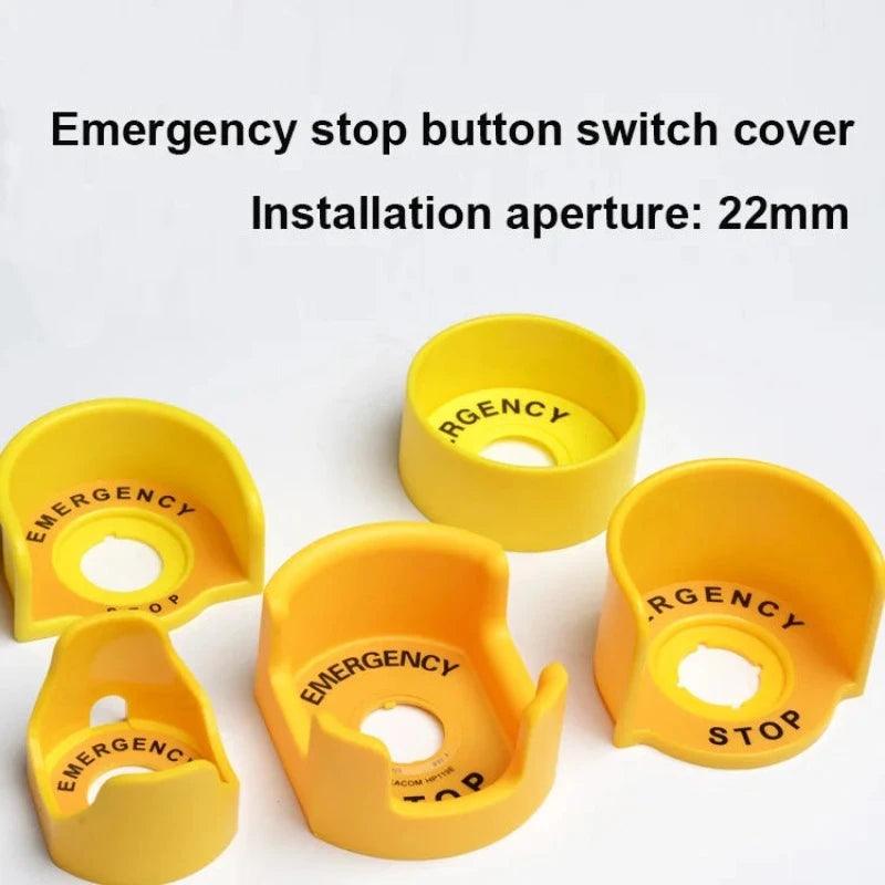 electrical center b2c | Yellow 22mm Emergency stop button protection ...