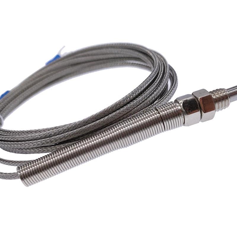 100mm K type thermocouple probe type thermocouple sensor  stainless steel 0-400℃.