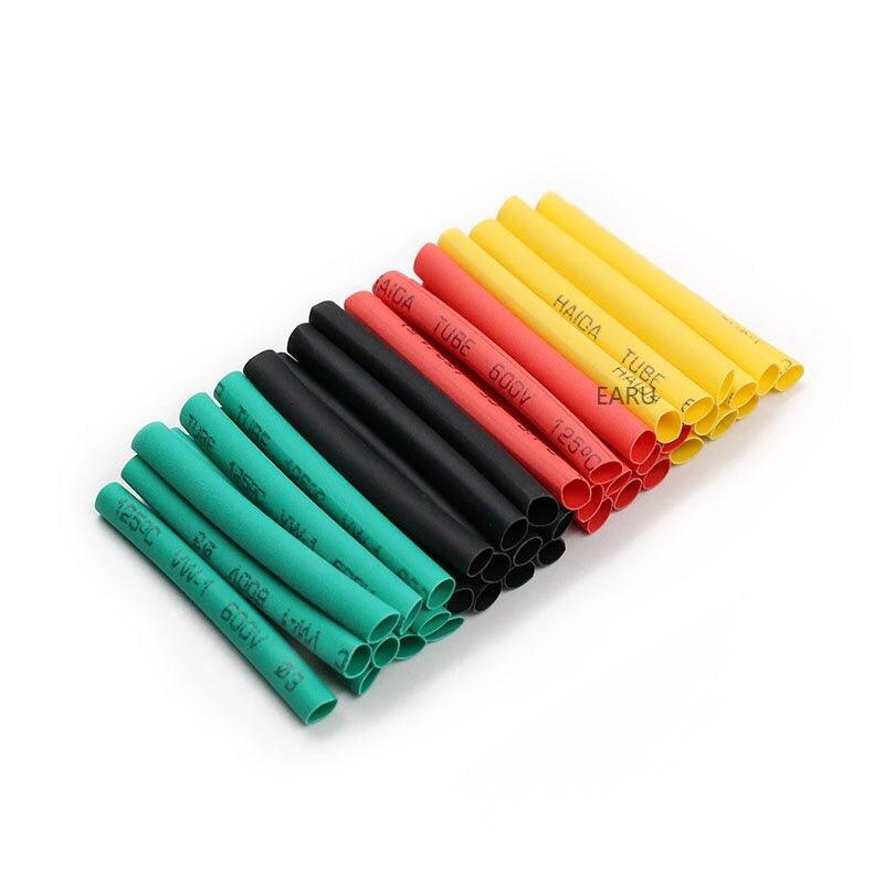 164pcs Set Polyolefin Shrinking Assorted Heat Shrink Tube Wire Cable Insulated Sleeving Tubing Set.