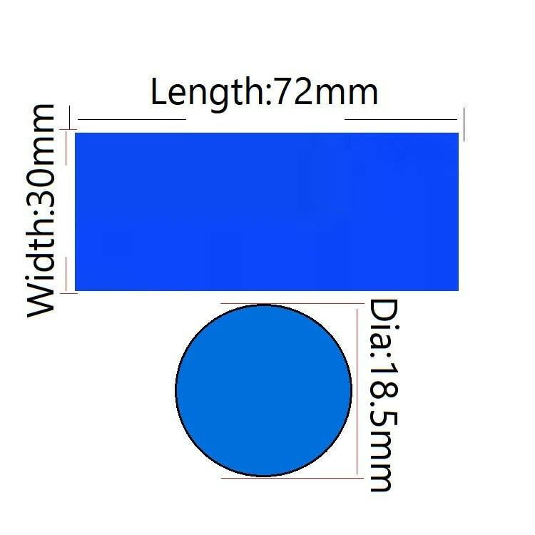 18650 Battery Film Tape PVC Heat Shrink Tube Precut Shrinkable Sleeve 19color A Set Tubing Protect Pipe Cover for Batteries Wrap.
